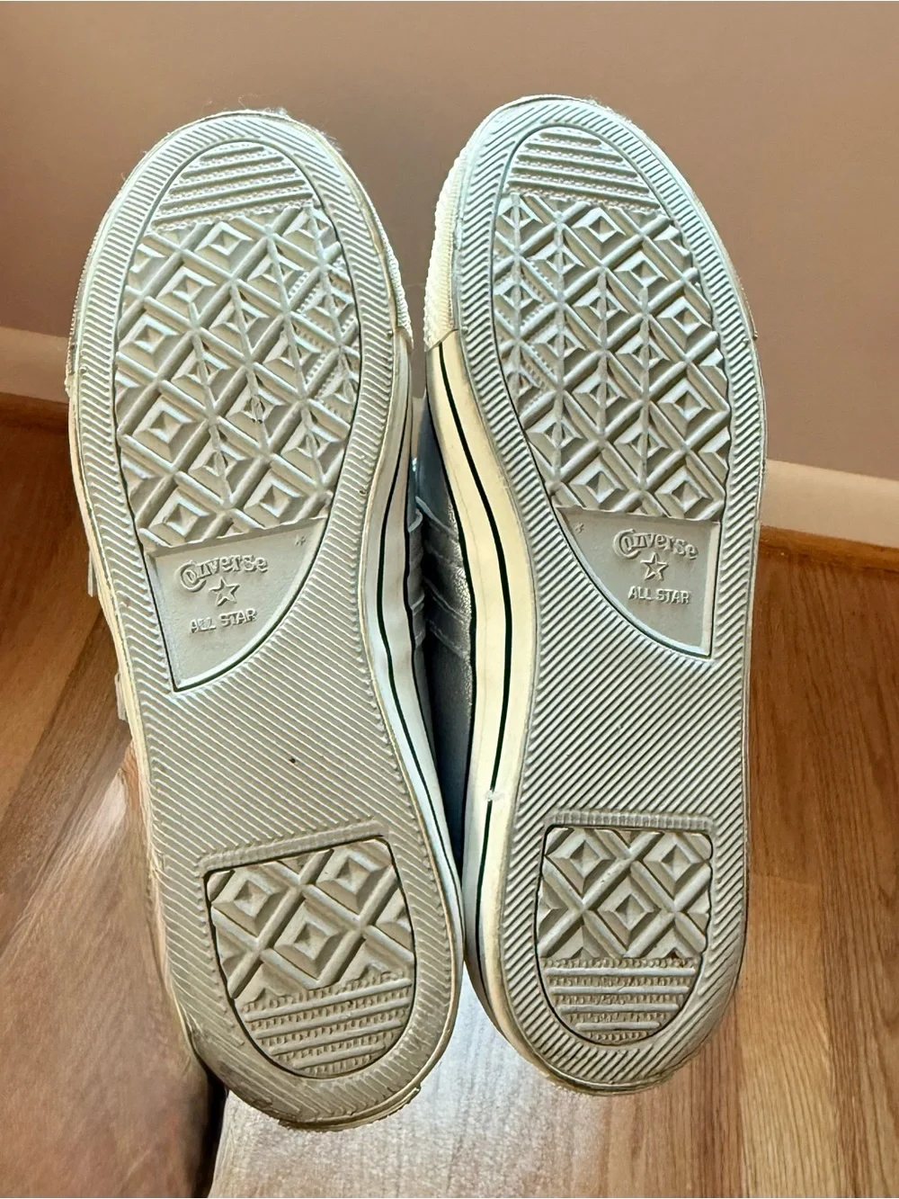 Converse Chuck Taylor All Star Metallic Silver Dainty Mary Janes - Picture 6 of 10